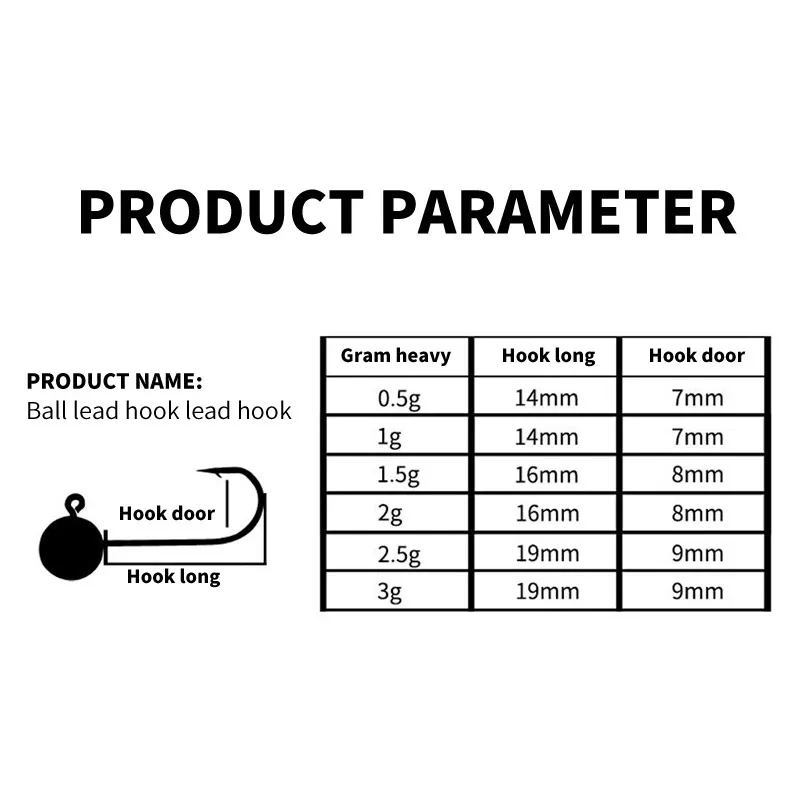 10 unids/lote 20 uds/30 uds/lote 50 unids/lote anzuelo de pesca de gran juego anzuelo de plomo equipo de pesca gancho de surfcasting - imagen 3