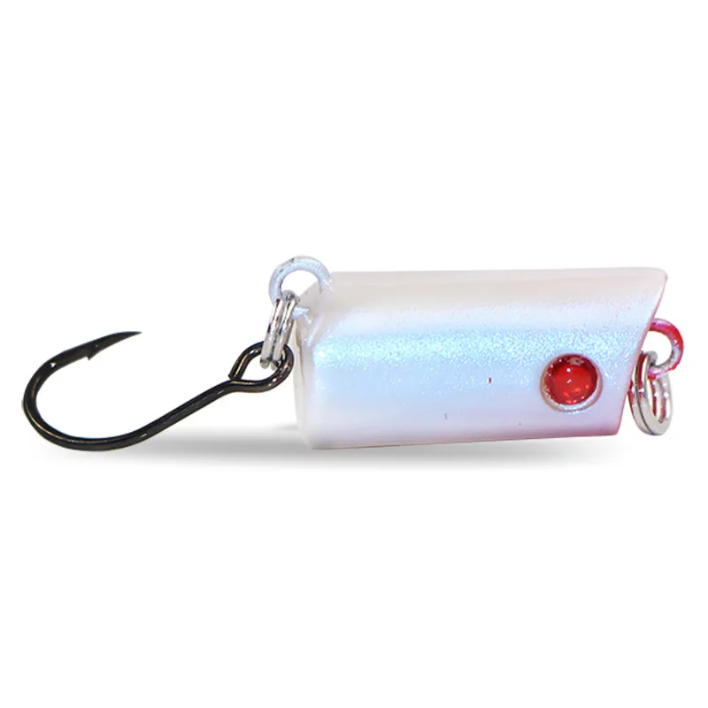 Nuevo 1 unidad 3g 2cm mini popper llegada gran oferta Minnow señuelo de pesca duro cebo aparejos de pesca señuelos artificiales cebo - imagen 5
