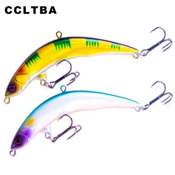 Bent Pecil Wobbler superficie con sonajero para lubina y trucha