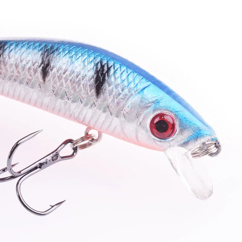 Señuelo de Pesca Minnow, 72mm, 7,5g, Crankbait flotante Wobbler Isca, cebo duro Artificial, Lucio para lubina, carpa, Swimbait, aparejos de Pesca, 1 ud. - imagen 5