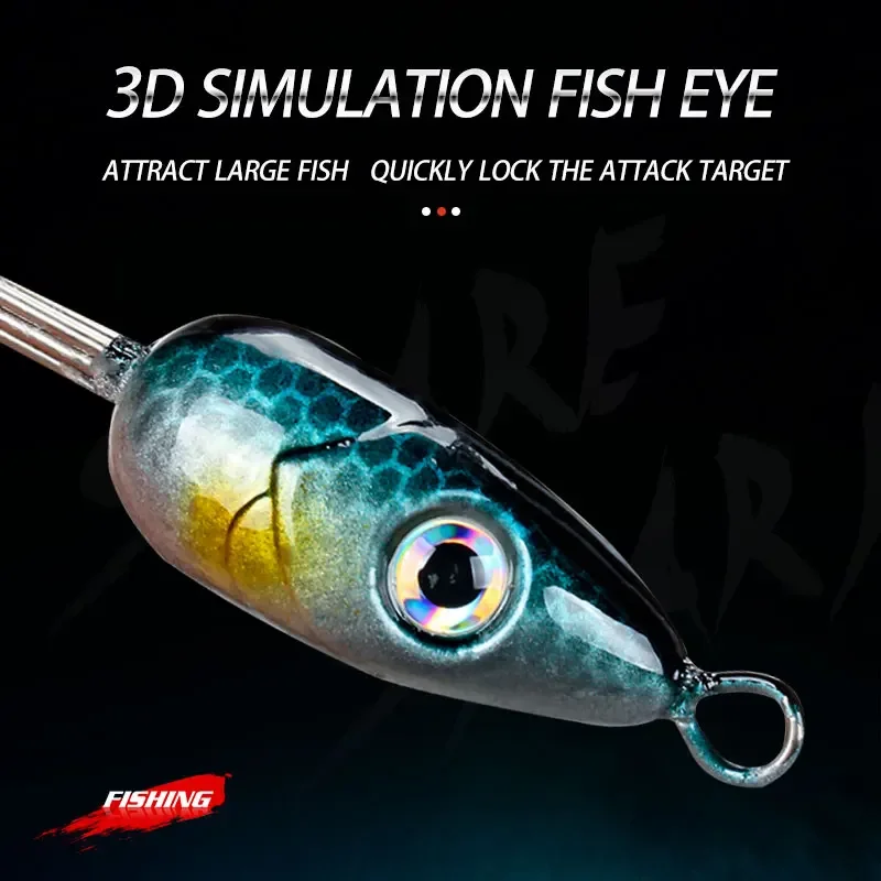 5 brazos 4 cuchillas Alabama Umbrella Rig pesca lubina señuelo cebos de natación aparejo aparejos de pesca de agua salada herramientas de pesca - imagen 3