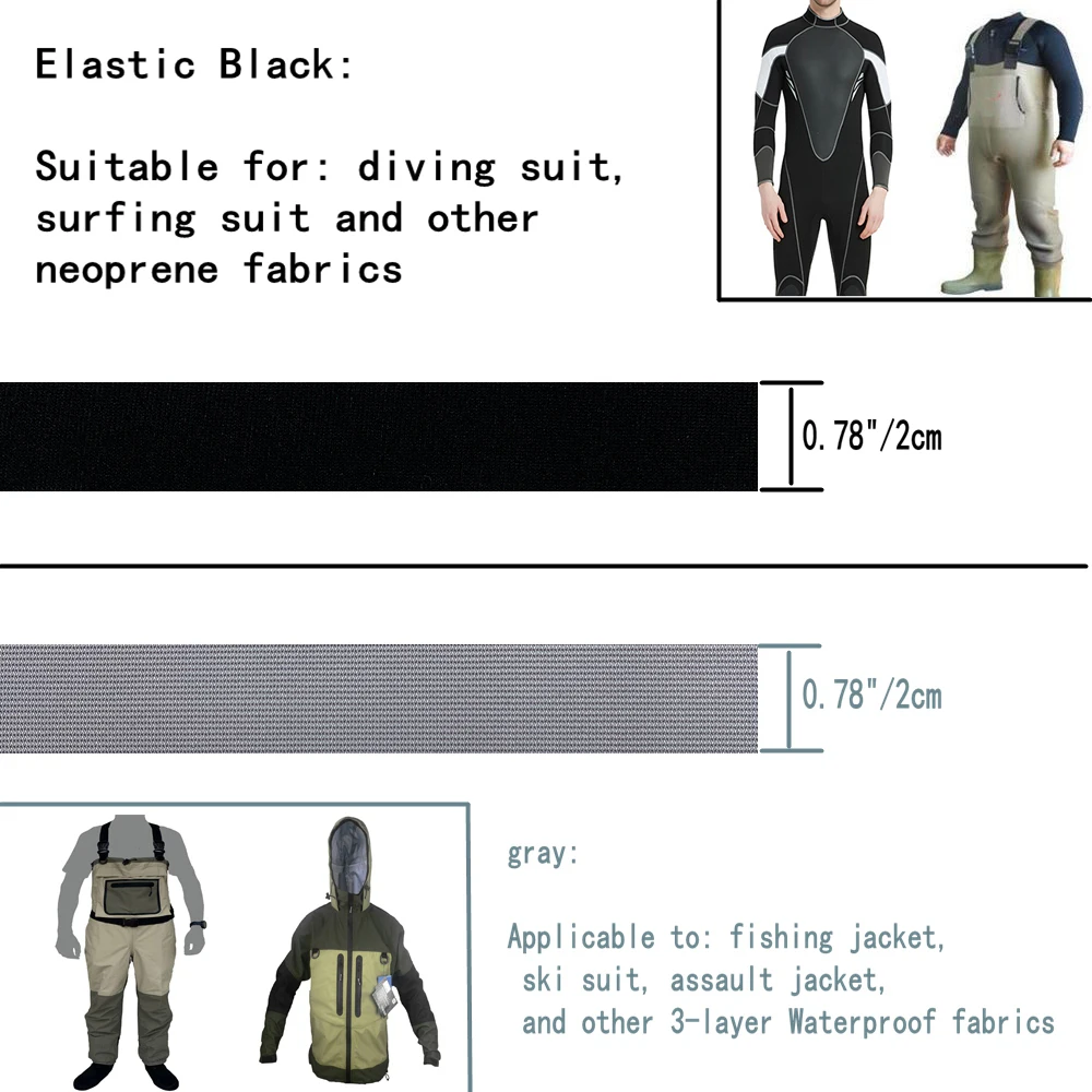 Cinta de sellado de hierro para costura, T-2000X termofusible, parche de reparación de traje de neopreno impermeable de 3 capas para ropa de exterior, chaqueta de lluvia, pantalones - imagen 5