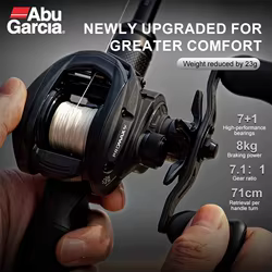 Abu Garcia PMAX SX carrete de cebo 7.1 freno magnético lubina y lucio