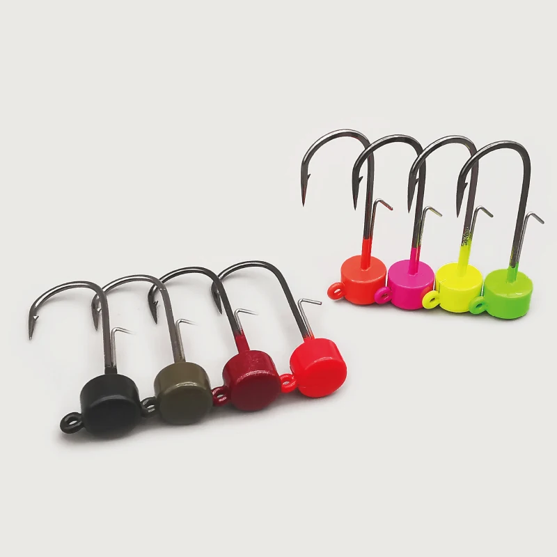 LUREHOLIC-Cabeza de plantilla Ned de tungsteno con anzuelo Mustad de Noruega, anzuelo de aparejo Ned, señuelo de pesca para pesca de lubina de fundición larga - imagen 5