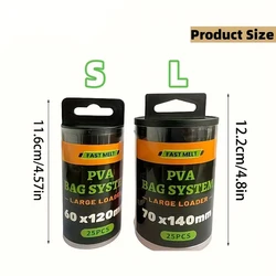Kit bolsas PVA YOTO carpa – Disolución rápida, collar y herramienta