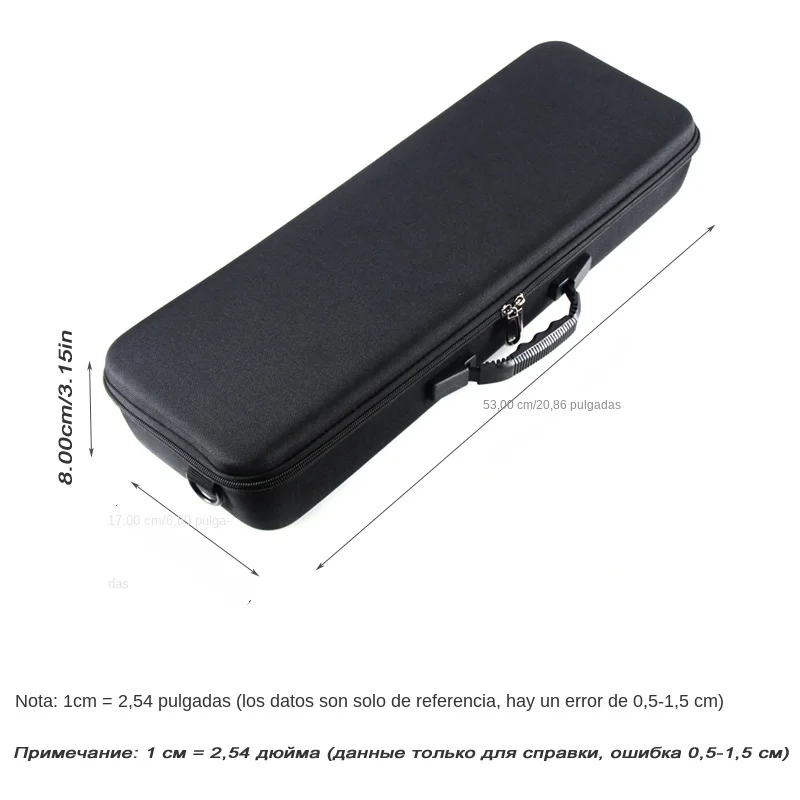 Bolsas de Pesca portátiles para exteriores, bolsa de transporte de carrete y caña de pescar EVA a prueba de golpes con correa, estuche de almacenamiento para poste, bandolera, Pesca PJ158 - imagen 2