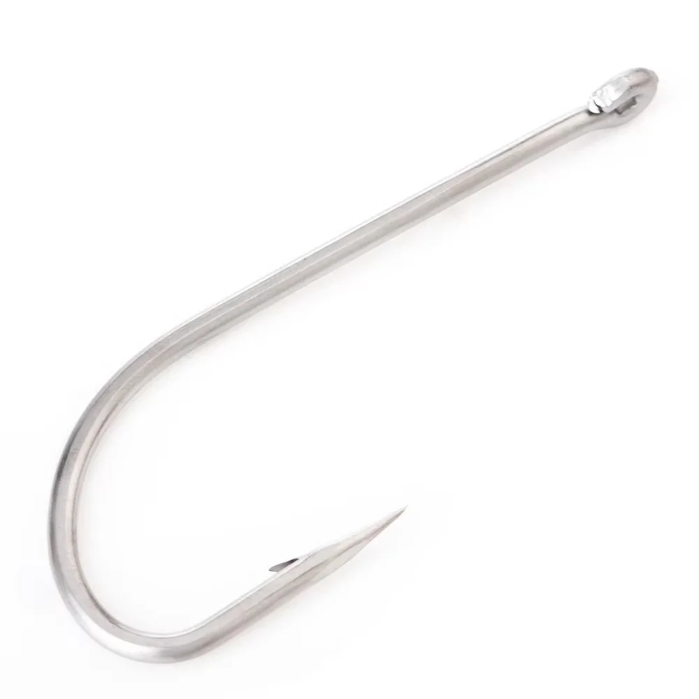 Gancho de púas de hierro inoxidable NGB 401SS 6/0 # -1/0 #   25 unidades/paquete 1 # -8 #   50 unids/pack anzuelo de pesca de carpa Jigging O'SHAUCHNESSY - imagen 2
