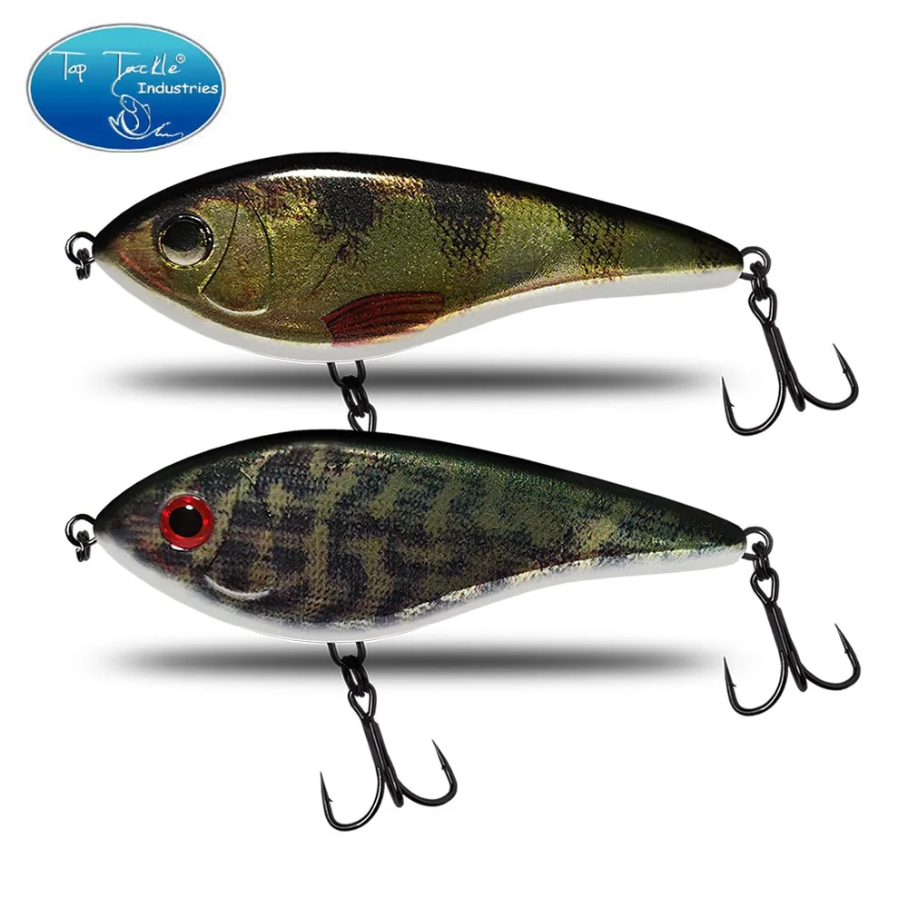 Señuelo de pesca Jerkbait, 10cm, 30g/35g, sonido fuerte, Lucio, nuevo molde, Wobblers artificiales duros, perca - imagen 5