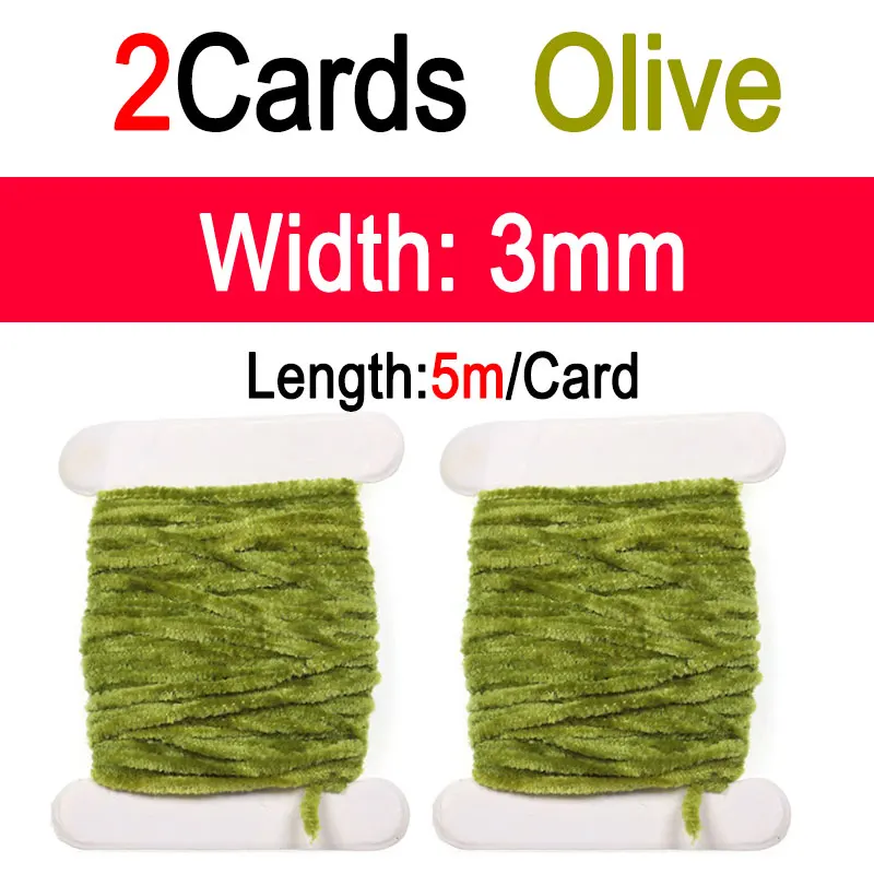 2pcs Olive 3mm