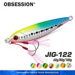 OBSESSION J122 Señuelo Jig Metal duro con recubrimiento UV agua salada