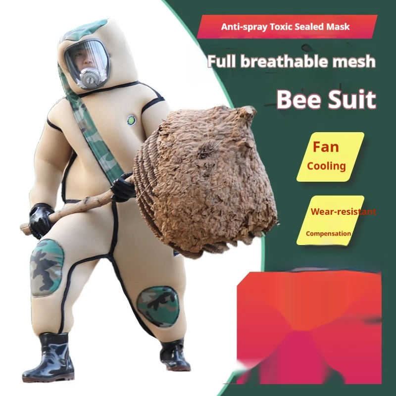 Traje de apicultura transpirable para exteriores, conjunto completo - imagen 4
