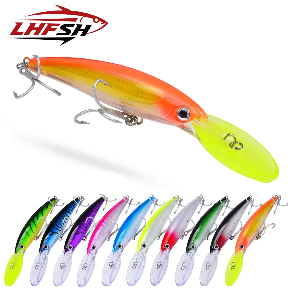 Señuelo Minnow flotante LHFSH – Cebo de largo alcance para lubina - imagen 5