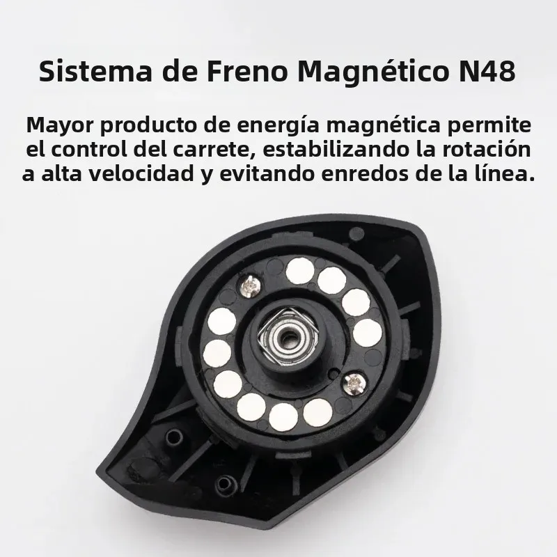 Huidiao Birds-Nest Free – Baitcaster perfil bajo con freno magnético - imagen 5