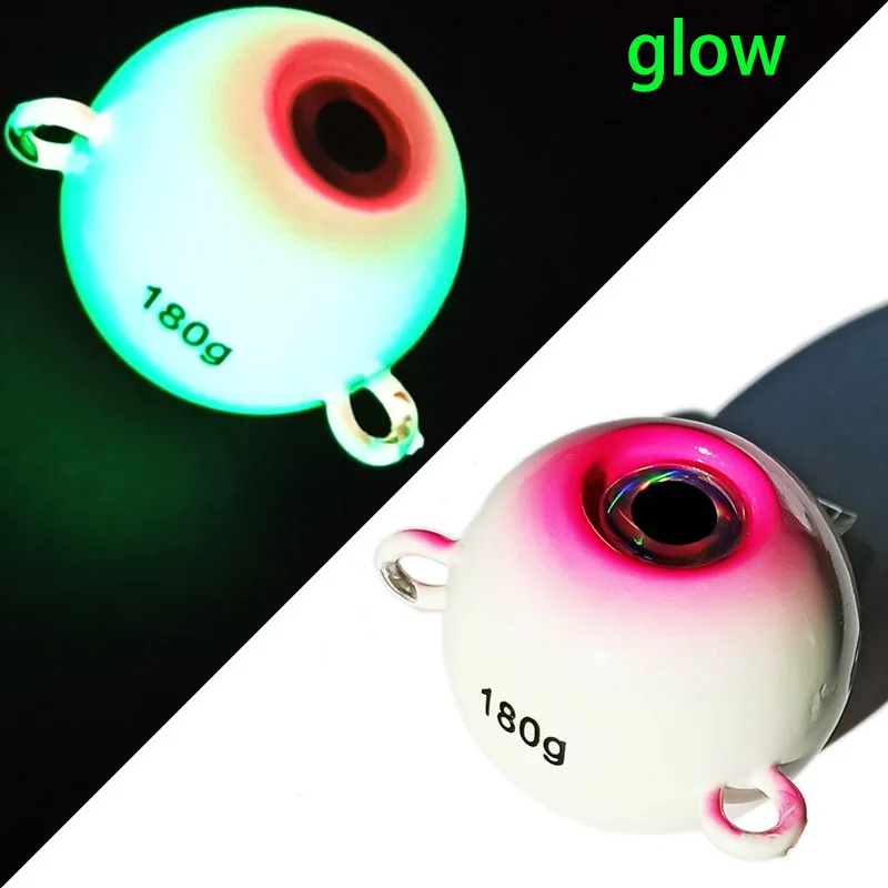 Señuelo Inchiku Jigging luminoso con ojos 3D - cabeza de plomo - imagen 2