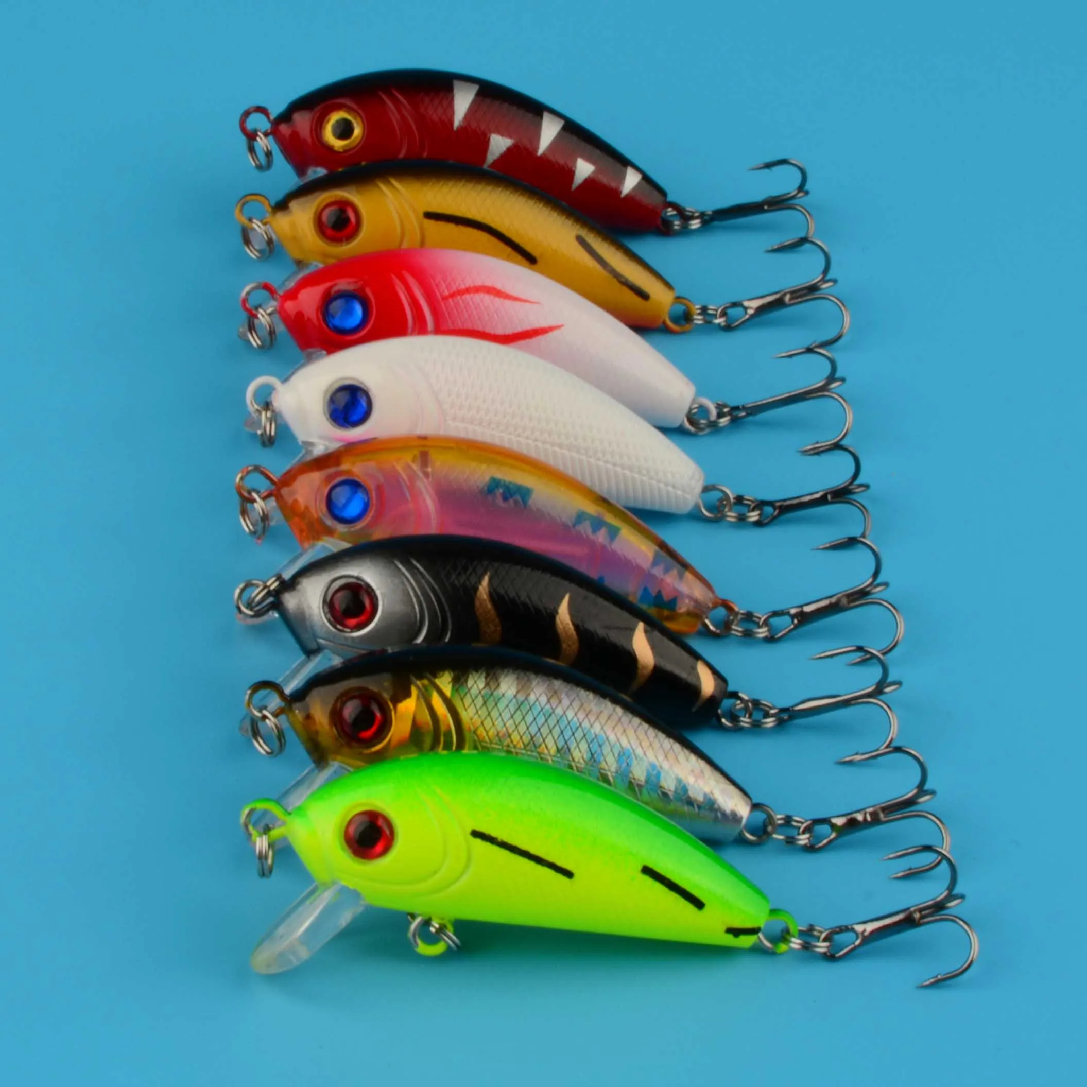 Popper Minnow de plástico duro para lubina y trucha – Wobbler - imagen 2