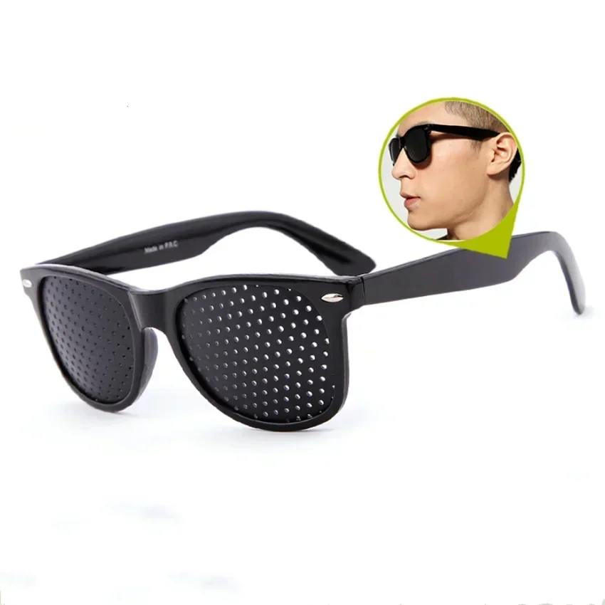 Gafas para pescar al aire libre, Pin, gafas de sol con orificio pequeño, gafas para acampar, vista negra, mejora el cuidado, gafas para ejercicio - imagen 3