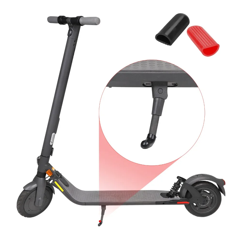 Cubierta de soporte de silicona para patinete eléctrico Ninebot Max G30, cubierta de goma a prueba de golpes, soporte de pie más largo, 2 uds. - imagen 3