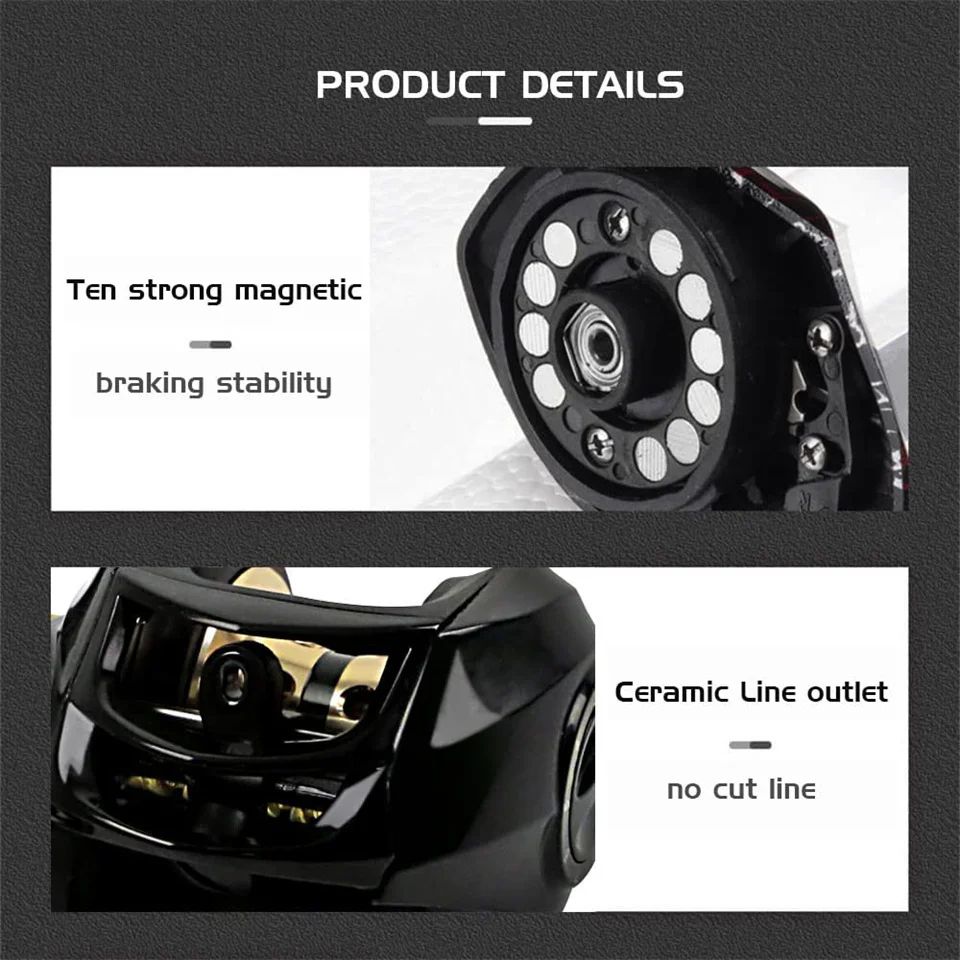 ORJD-carrete De Pesca ultraligero, 8KG, arrastre máximo, para agua salada, Océano, Playa - imagen 5