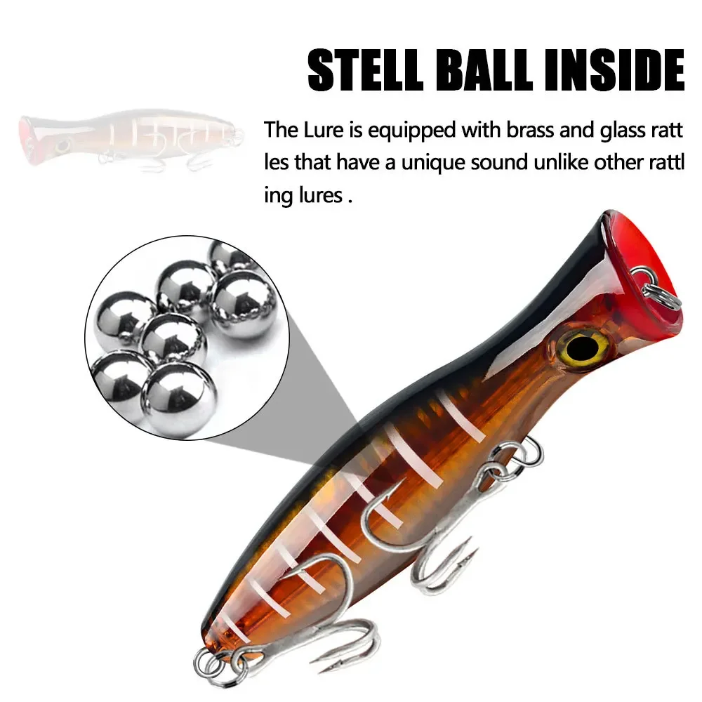 Señuelos flotantes Wobbler, cebo duro de plástico Artificial, aparejos de pesca, 42,5g, 1 unidad - imagen 4