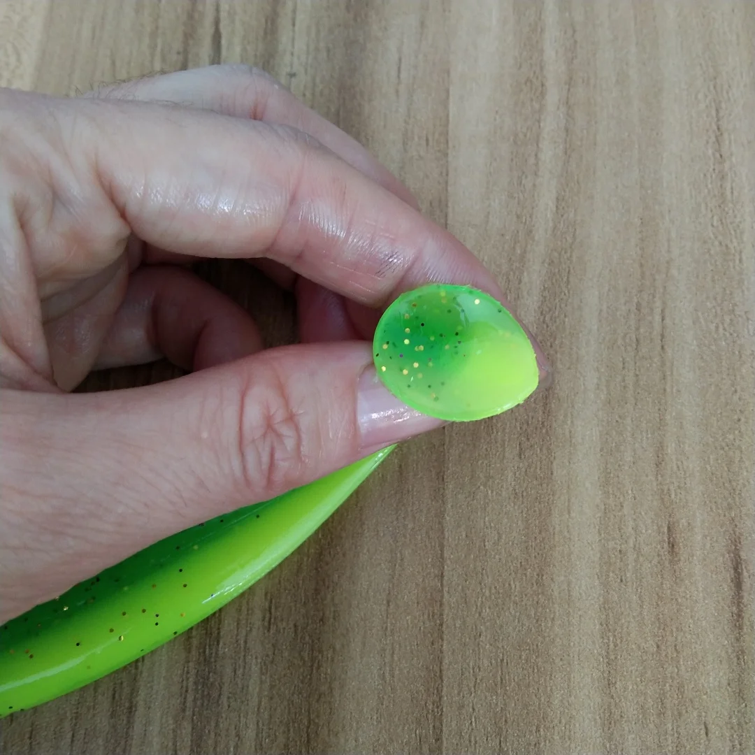 Swolfy 10 Uds. Señuelos blandos 12cm 8,7g Swimbaits cebo Artificial suave Wobblers de pescado doble Color carpa lubina Señuelos de pesca - imagen 3