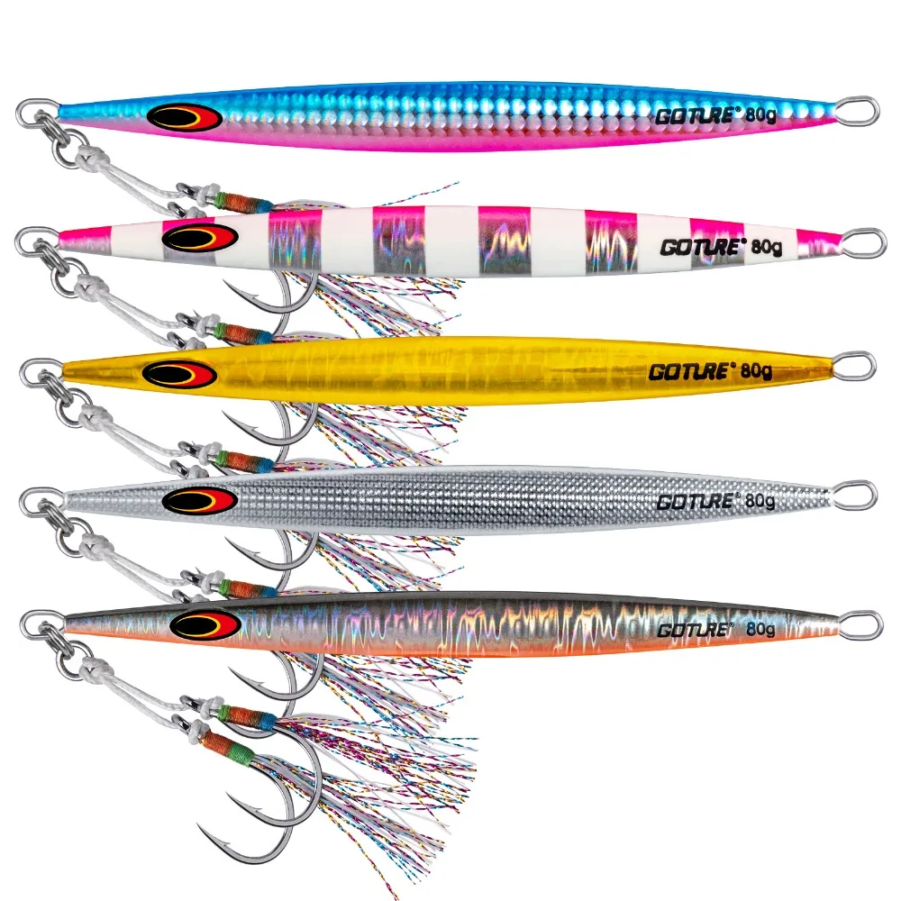Goture Señuelos Vertical Jigging – Hundimiento rápido y luz