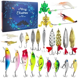 Kit de señuelos mixtos pesca con crankbait y vib hundida Free Fisher Rana camarones