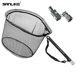 SANLIKE Poste para red pesca 3m Retráctil Fibra carbono resistente