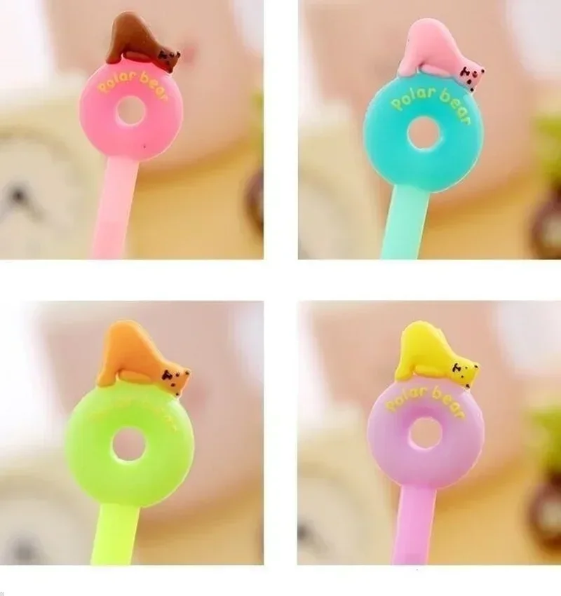 Bolígrafos gel borrables Polar Bear Donut – Papelería Kawaii - imagen 4