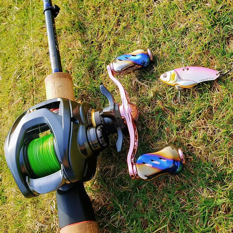 Manivela Gomexus de 100mm para Shimano Scorpion Curado Bantam Aldebaran Daiwa Steez Tatula Catalina Zillion Abu García Baitcast - imagen 5