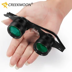 Gafas de pesca profesionales con Zoom HD 10x, nivel de luz bajo, película verde ultraligera de vidrio para flotador de peces, gafas de sol telescópicas para exteriores