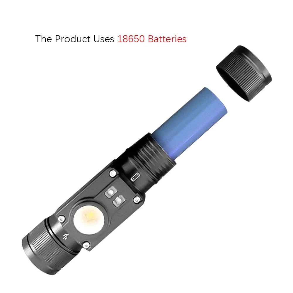 Linterna frontal LED pesca – Función memoria flash roja - imagen 4