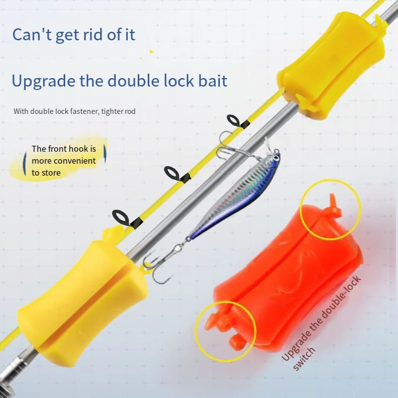 Caña de pescar de bola fija, Mini protección anticolisión, Retractor, tapón, herramientas, accesorios, nuevo - imagen 4