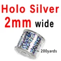 2mm Holo Silver