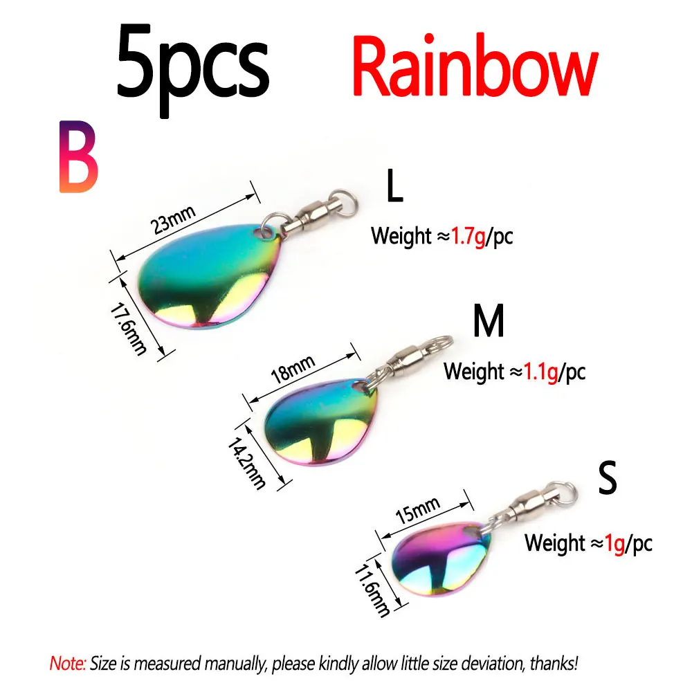 5PCS Rainbow B