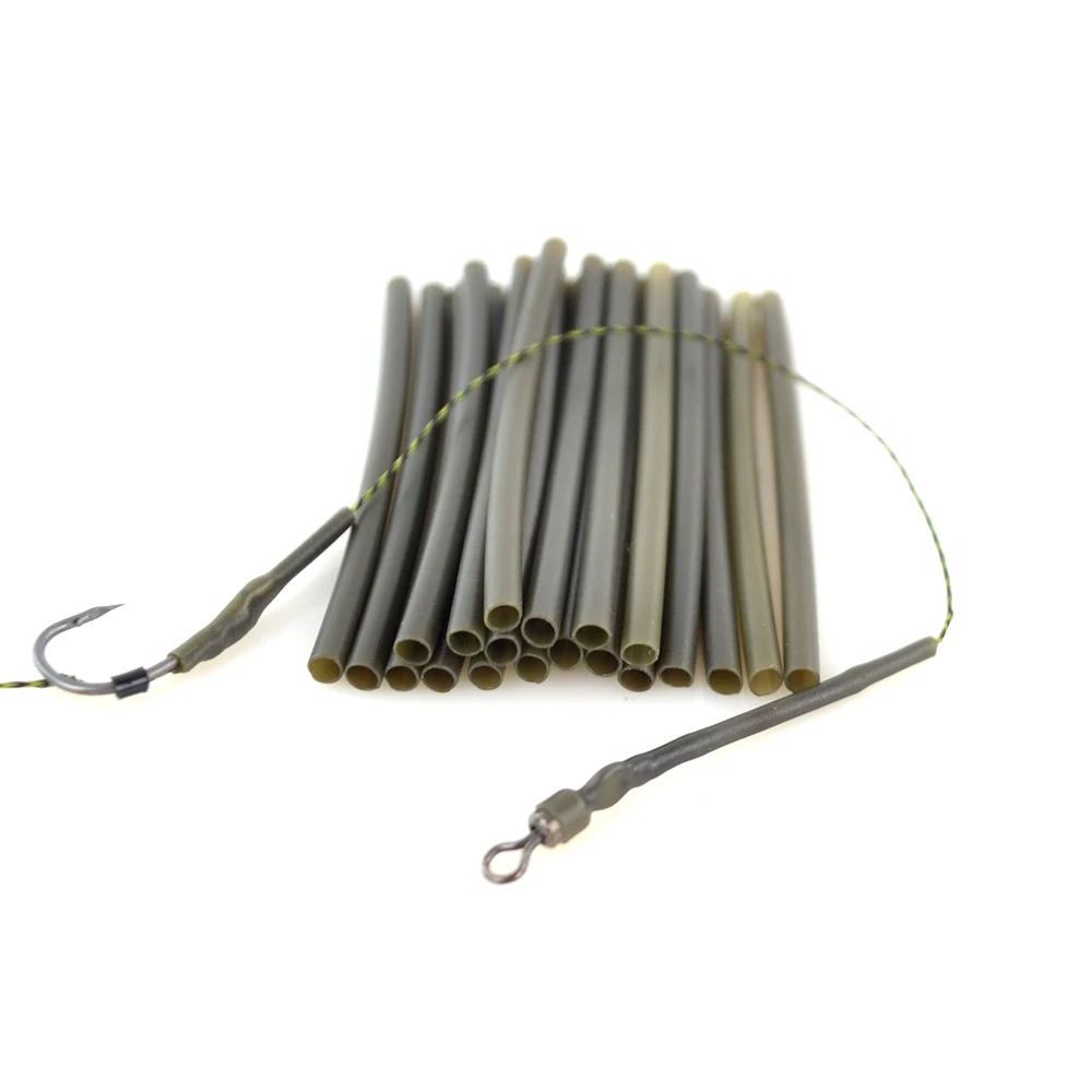Hirisi 20 piezas aparejos de pesca de carpa tubo retráctil tubo retráctil de calefacción tamaño 1mm 2mm 3mm accesorios de pesca de carpa aparejos terminales AE071 - imagen 4
