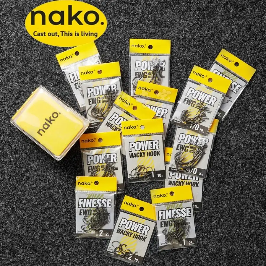 Bolsa de almacenamiento para anzuelos Nako importada de Estados Unidos, caja de almacenamiento portátil impermeable, accesorios de pesca con señuelos - imagen 4