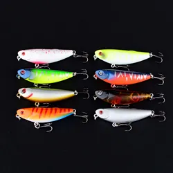 Micro señuelo duro flotante tipo Minnow para lubina, carpa y barracuda