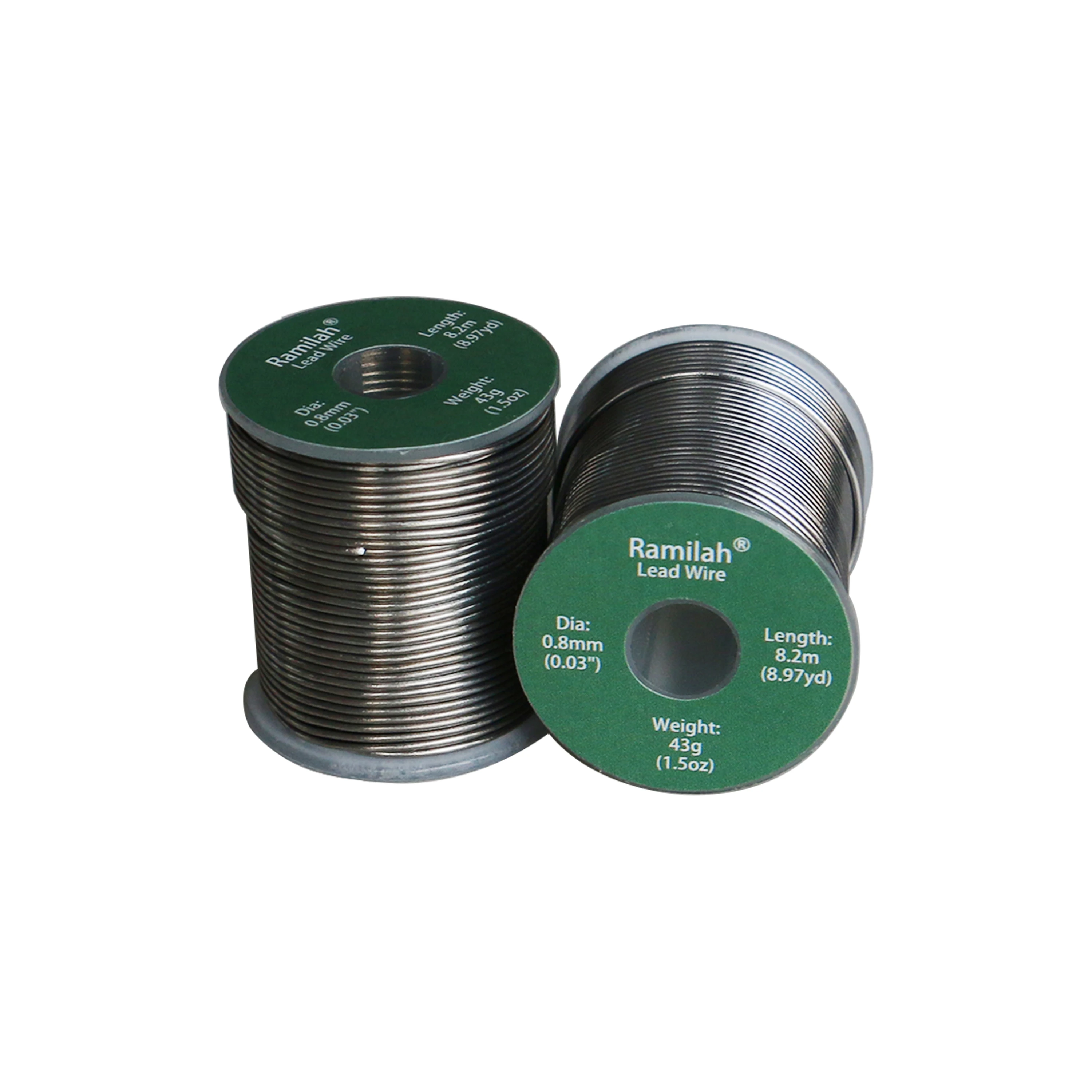 Cable de plomo para atado de moscas hecho a mano