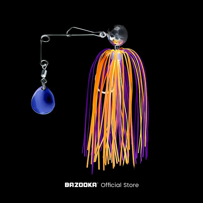 Bazooka Spinnerbait-señuelo de pesca, cebo de alambre, doble hoja de sauce, aguja giratoria, gancho de Metal, cuchara, Wobblers, lubina, lentejuelas, Lucio, carpa - imagen 3
