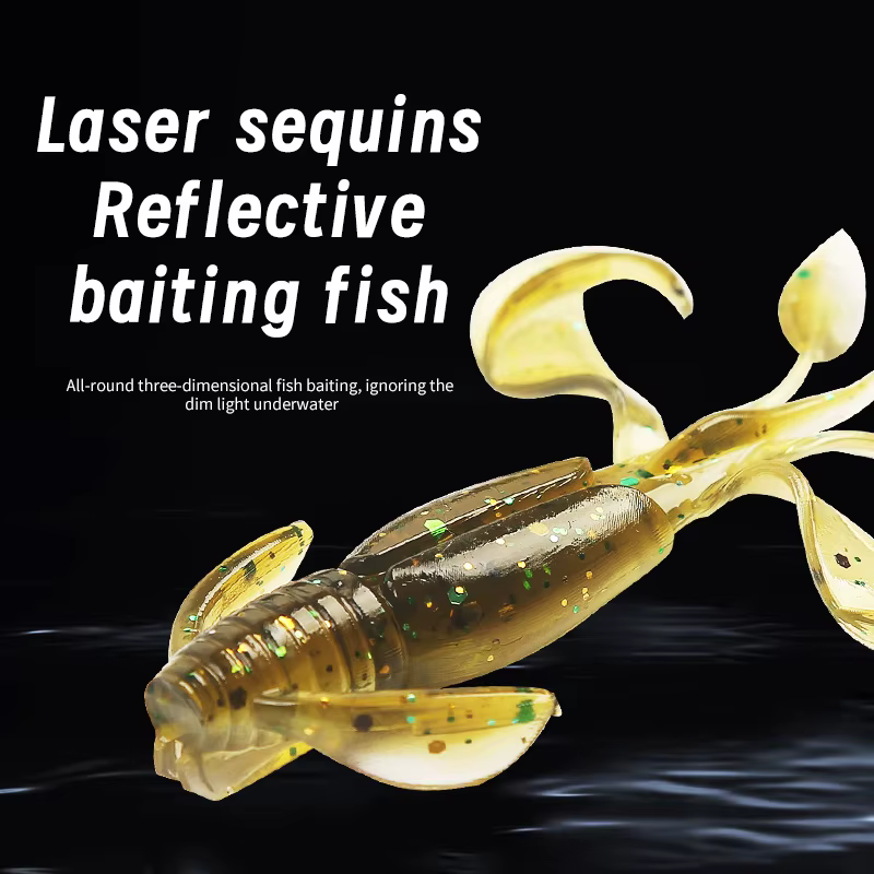 FSDZSO-SEÑUELOS Crazy de 70mm/5 piezas, señuelos blandos para pesca de camarones y langostas, de plástico suave - imagen 3