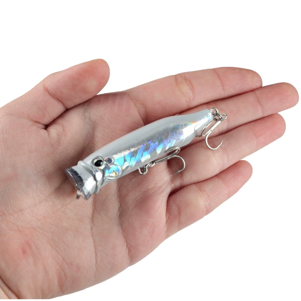 Popper Topwater duro 7 cm – Crankbait wobbler para perca - imagen 5