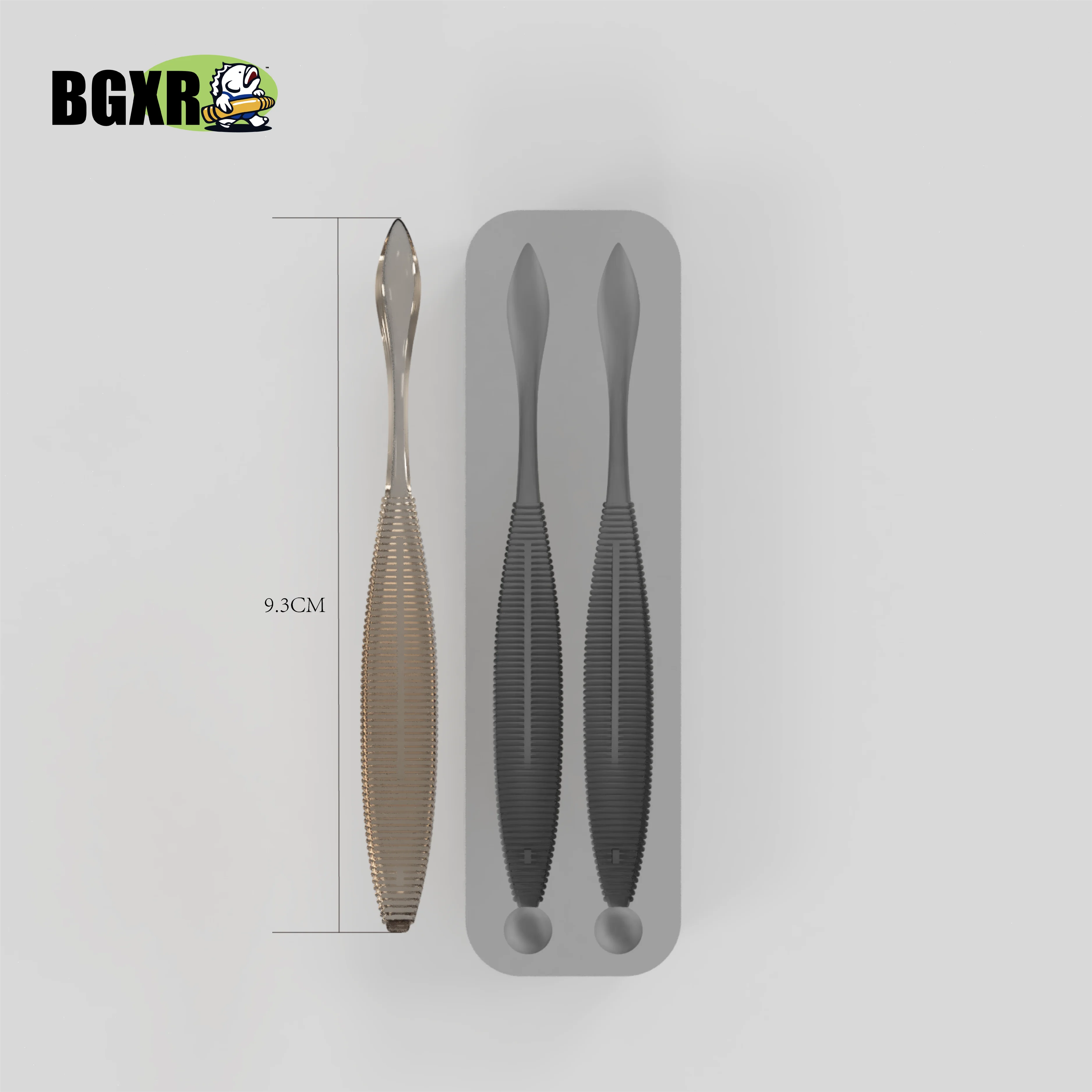 Luretv-Molds-Molde de cebo suave, señuelo DIY, cebo falso sin calentamiento, coagulación rápida, juego de moldes de Sol, gusano de cola oscilante - imagen 2