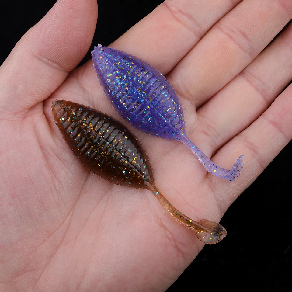 WALK FISH-SEÑUELOS blandos flotantes para pesca, gusano de pesca, TPR, Lucio, Swimbait, Jigging, cebos de plástico, 75mm, 3,3g, 6 unidades por lote - imagen 5