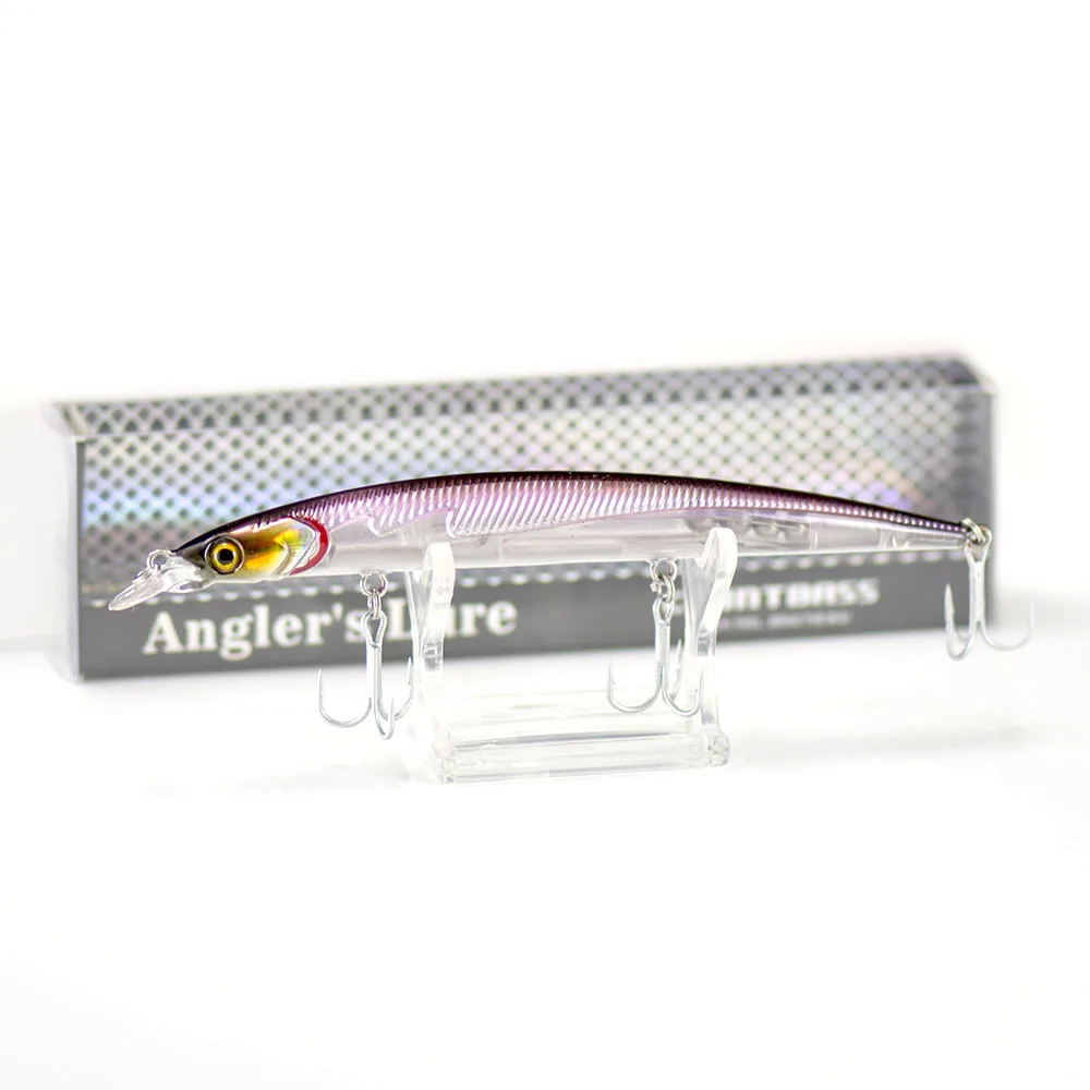 Minnow-Cebo duro de plástico flotante, Señuelos de Pesca de 125mm, 4-59/64 ", 13,5g, 15/32 oz - imagen 2