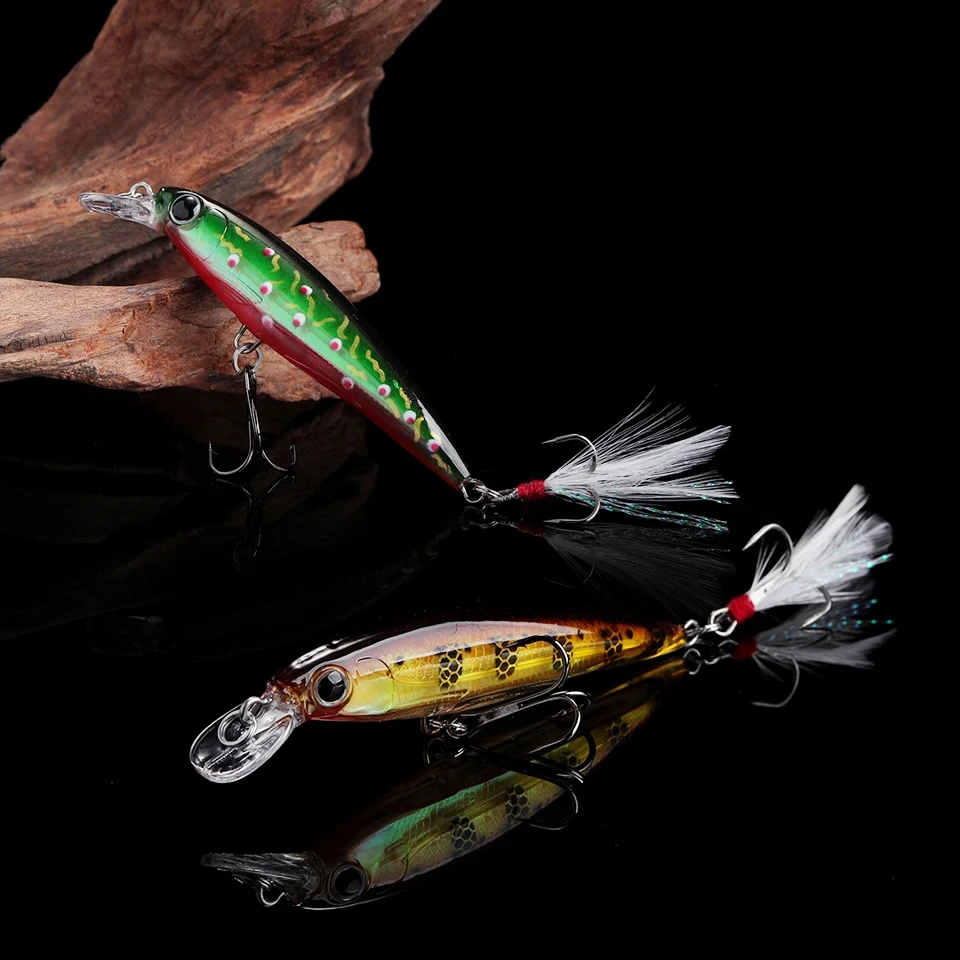 WALK FISH señuelo de pesca flotante, cebo Artificial duro, 80MM, 7G, Wobblers, trucha de agua dulce, Lucio, carpa, Swimbait, aparejos Jerkbait - imagen 2