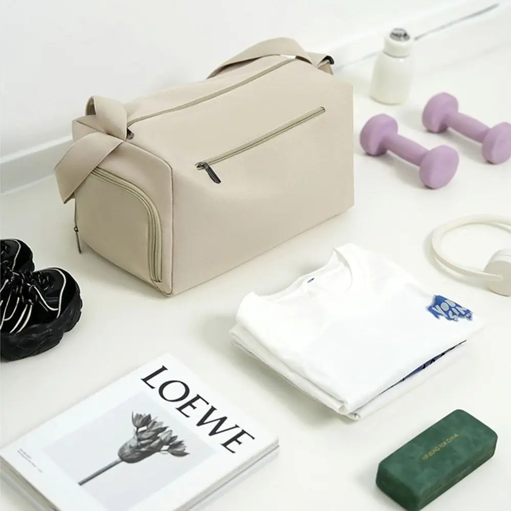 Con compartimento para zapatos, bolsa deportiva para gimnasio, bolsa ligera de mano para Fitness, impermeable, de gran capacidad, bolsa deportiva para Yoga, nadadores - imagen 5