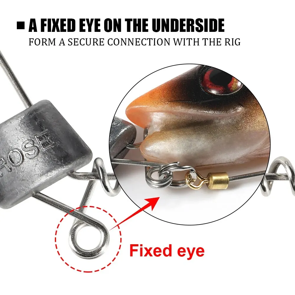 Spinpoler-tornillo poco profundo de profundidad múltiple, sistema de rotación sin Lucio, 5g, 10g, 15g, 20g, Softbait de plomo, aparejo de cola rizada, accesorios de equipo de pesca - imagen 4