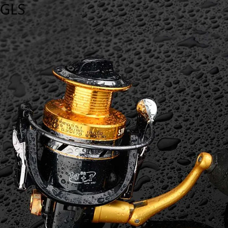 Carrete Baitcasting 14+1 BB Alta Velocidad para Pesca de Carpa - imagen 4