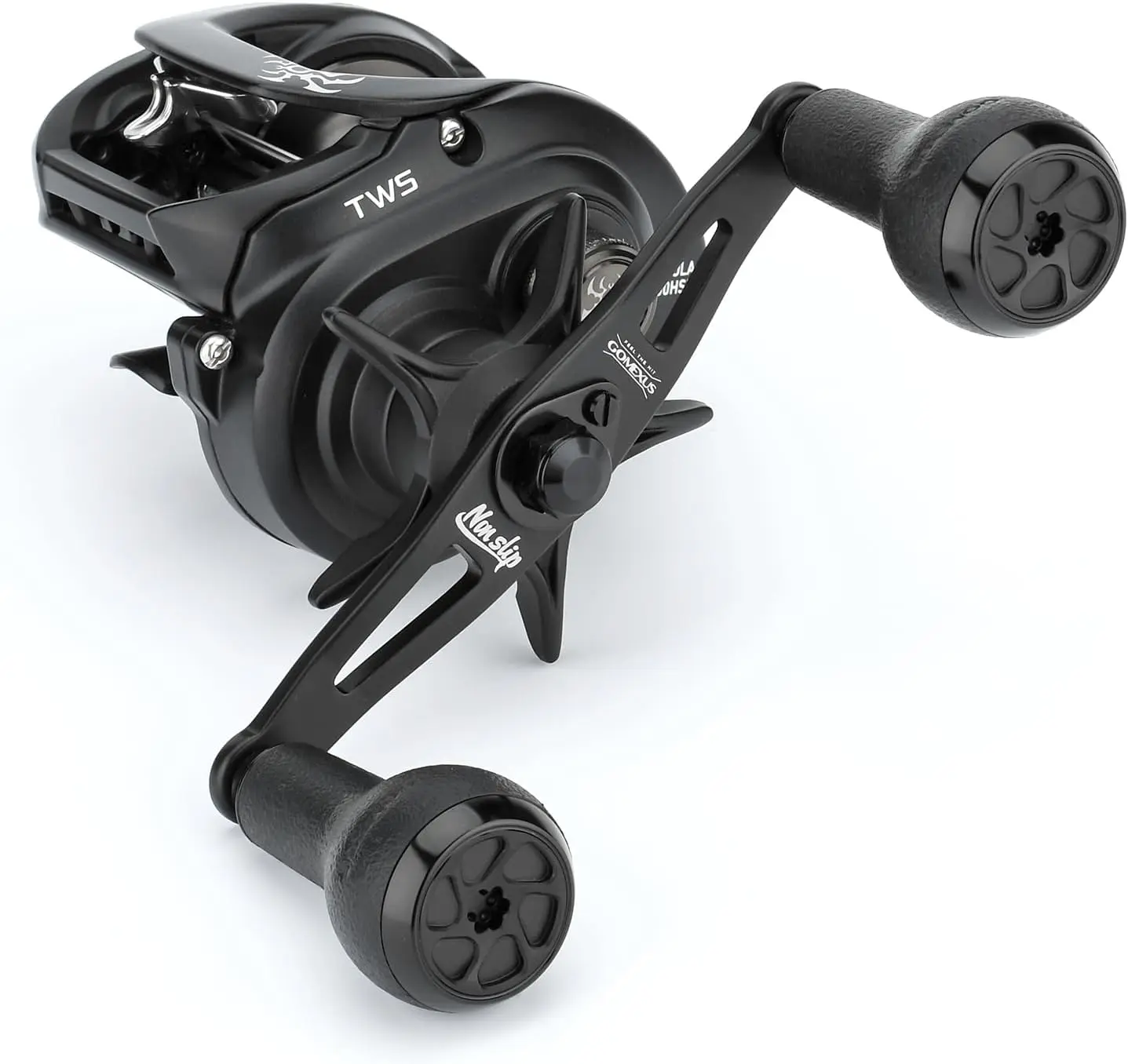 Mango de alimentación GOMEXUS sin brillo de 100 mm con perilla de TPE de 27 mm compatible con carretes de lanzamiento Shimano Daiwa Abu Garcia - imagen 2