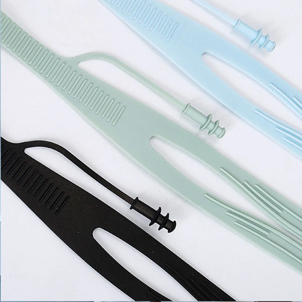 Suministros deportivos, gafas de natación antiniebla impermeables con vista amplia de alta definición Unisex con tapones para los oídos, gafas de natación - imagen 3